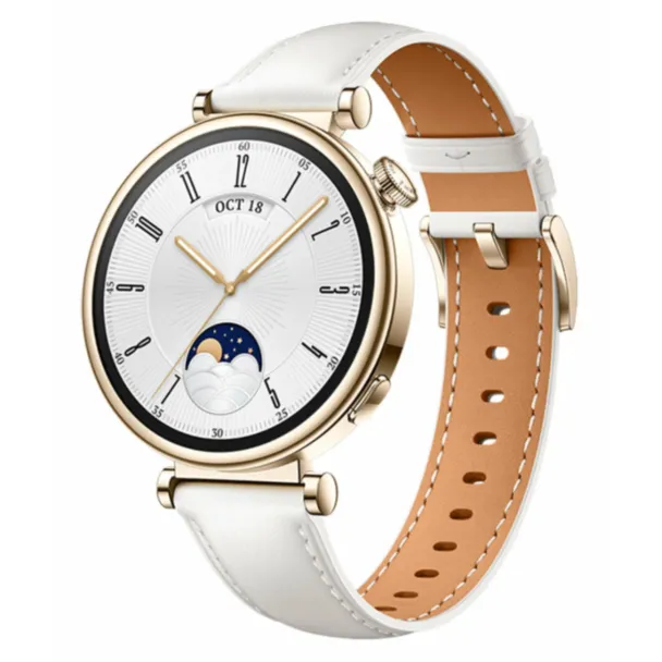 Huawei Watch GT 4 41mm WHITE LEATHER STRAP