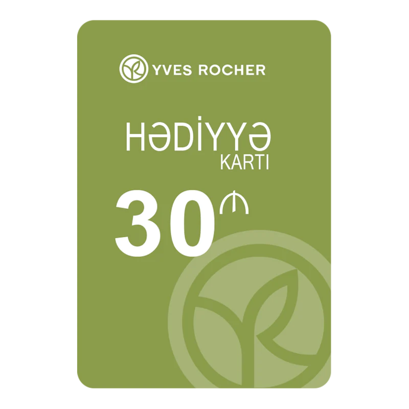 Yves Rocher Hədiyyə kartı 30 AZN